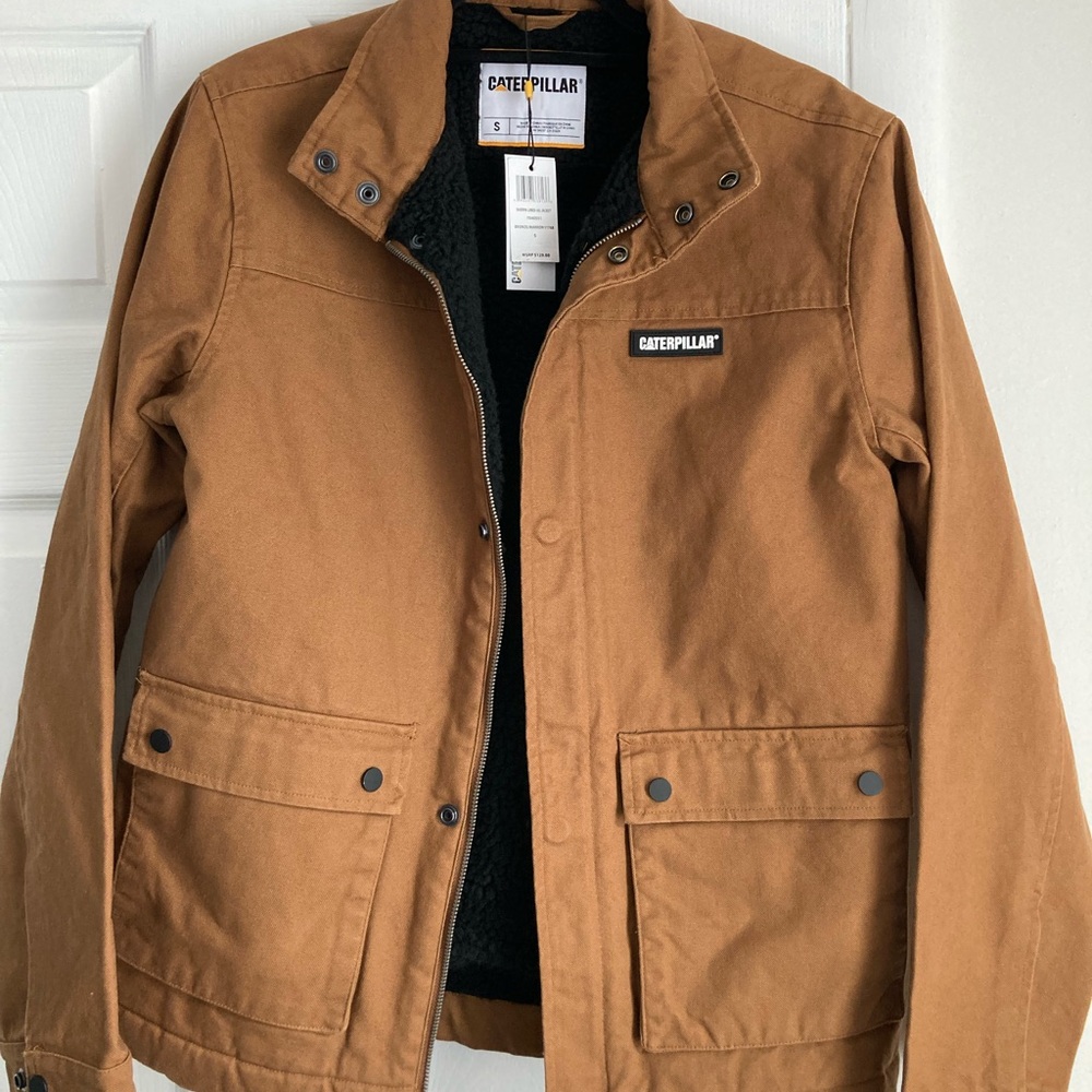 Caterpillar work jacket in camel